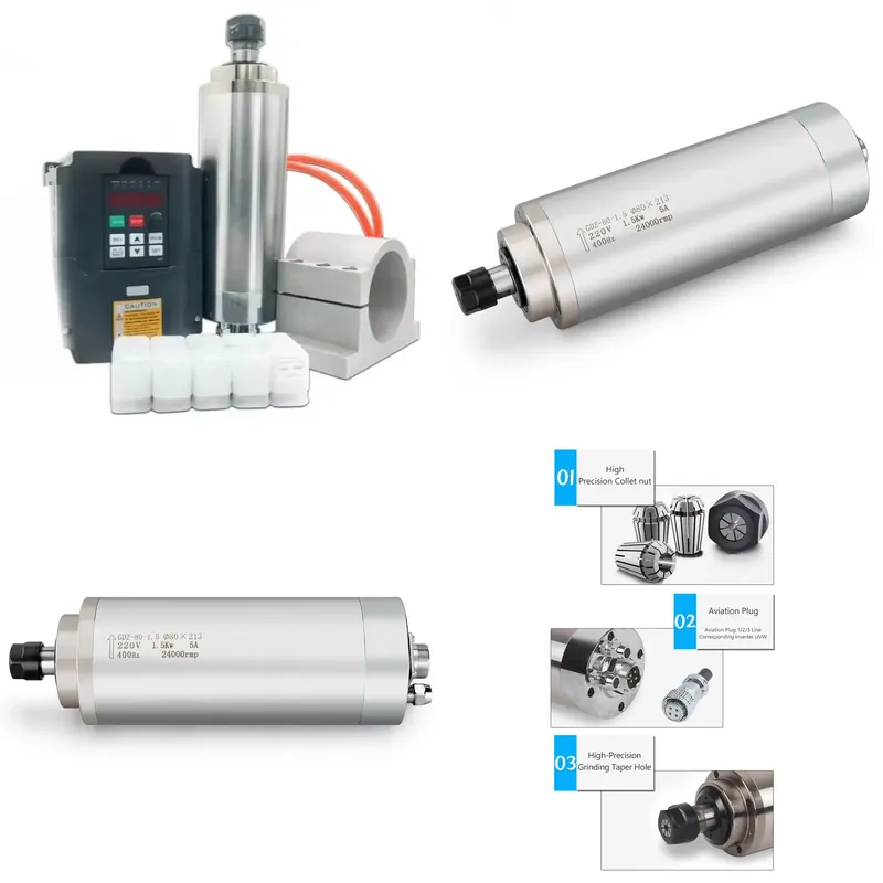 2026 HOT Round Type 65mm 80mm  - Cnc Spindle Motor recension och pris