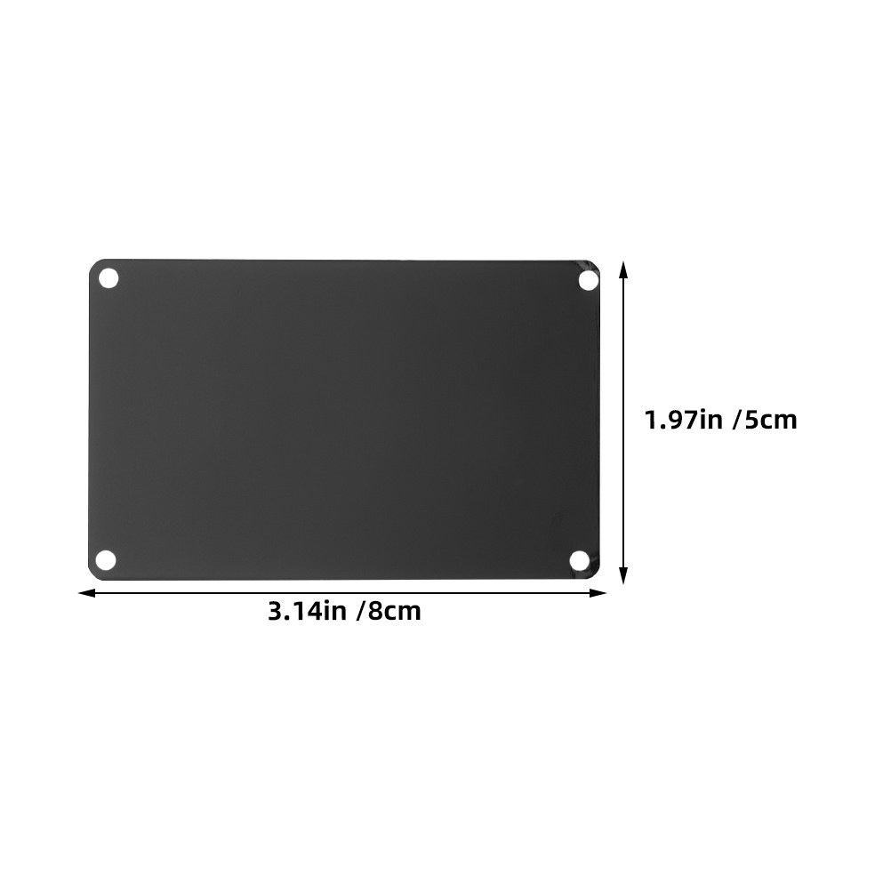 10Pcs Blank Aluminum Nameplate - Industrial Laser Engraver recension och pris