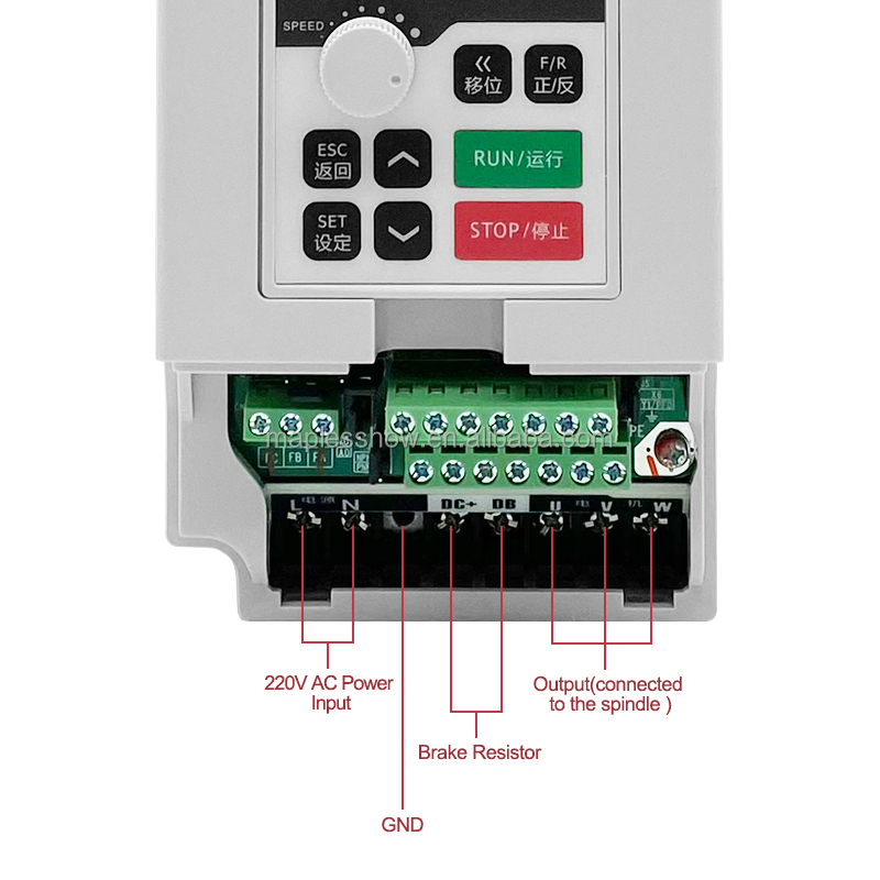 1.5kw 110v/220v/380vac Inverte - Cnc Spindle Motor recension och pris