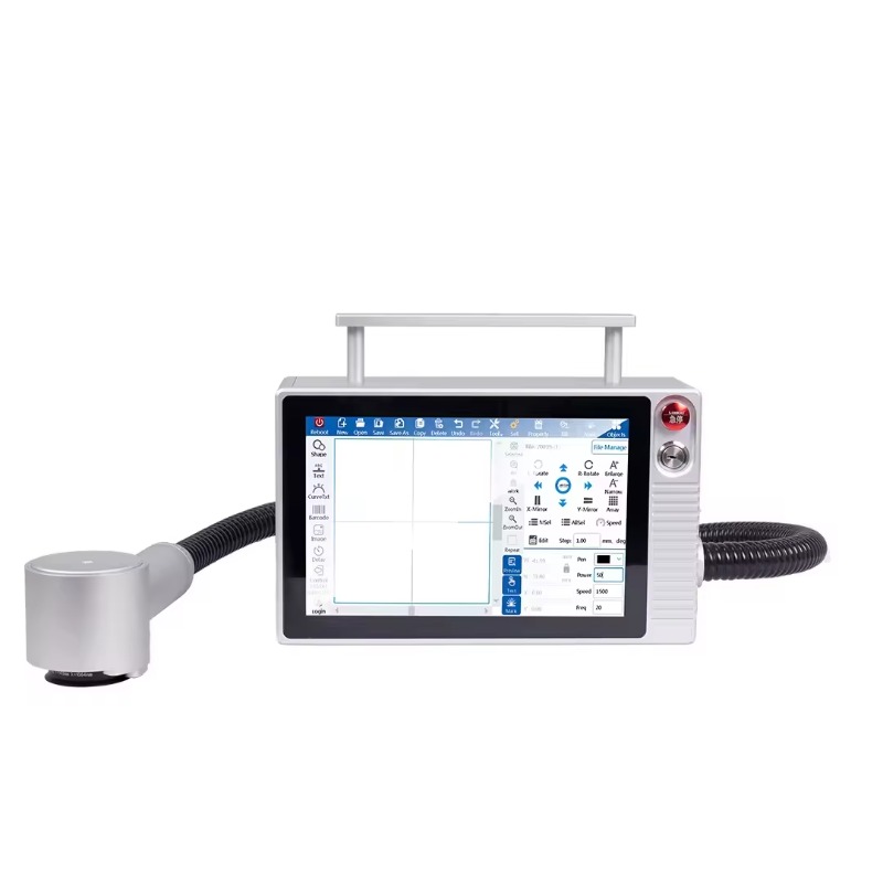 18W Air-cooled Data Matrix Fib - Laser Marking Machine recension och pris